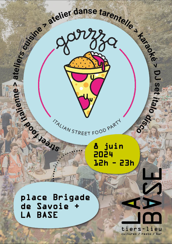 Affiche Garzza Party x La Base 08.06.24