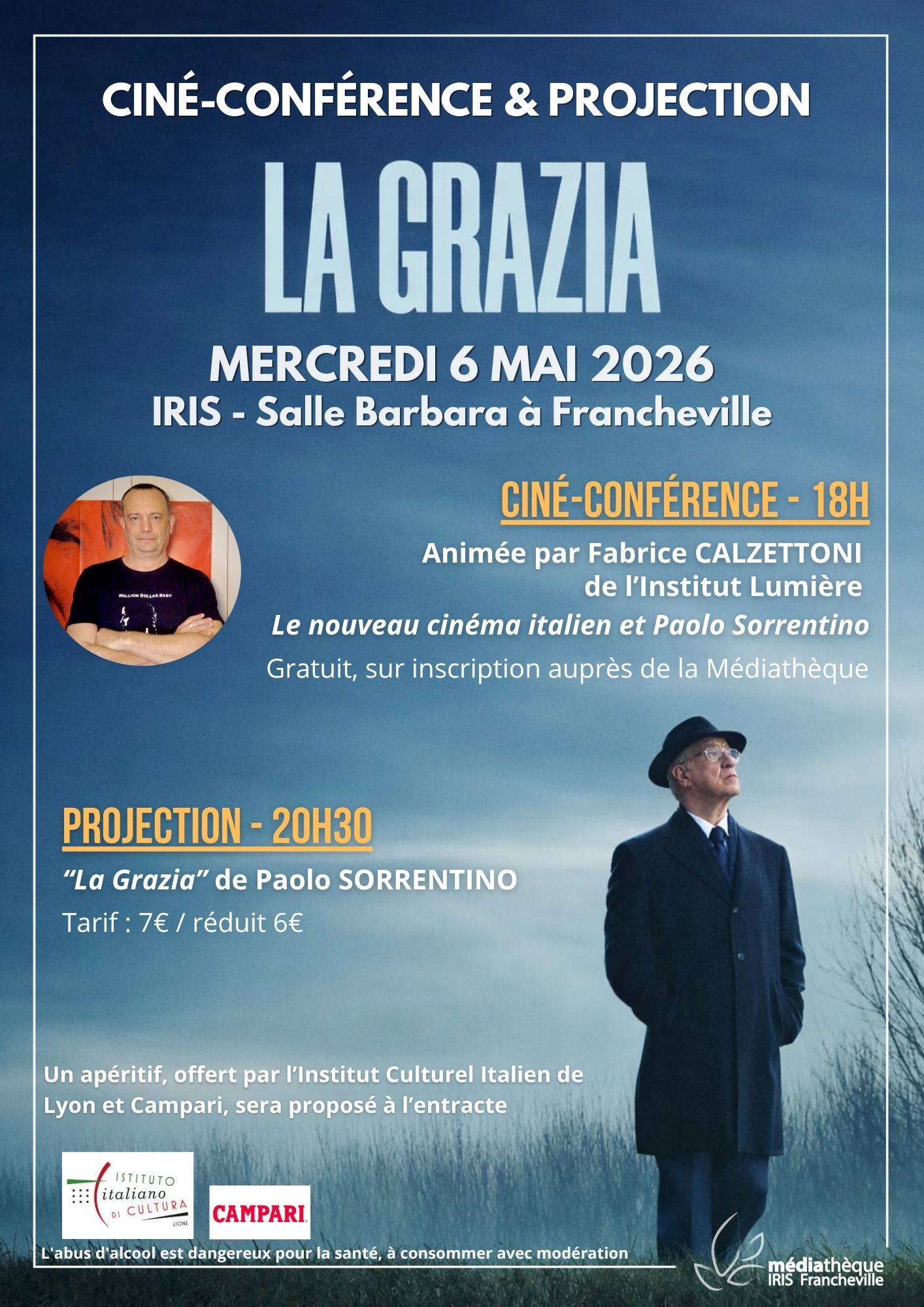 ciné conférence et projection LA GRAZIA